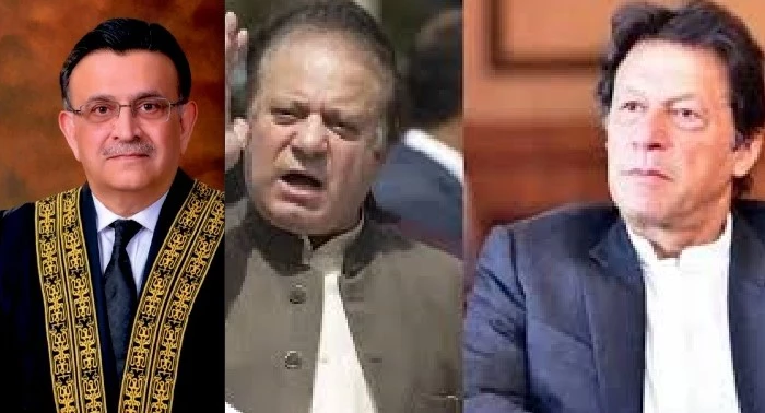 Nawaz Sharif says Justice Bandial is risking his career to save Imran Khan