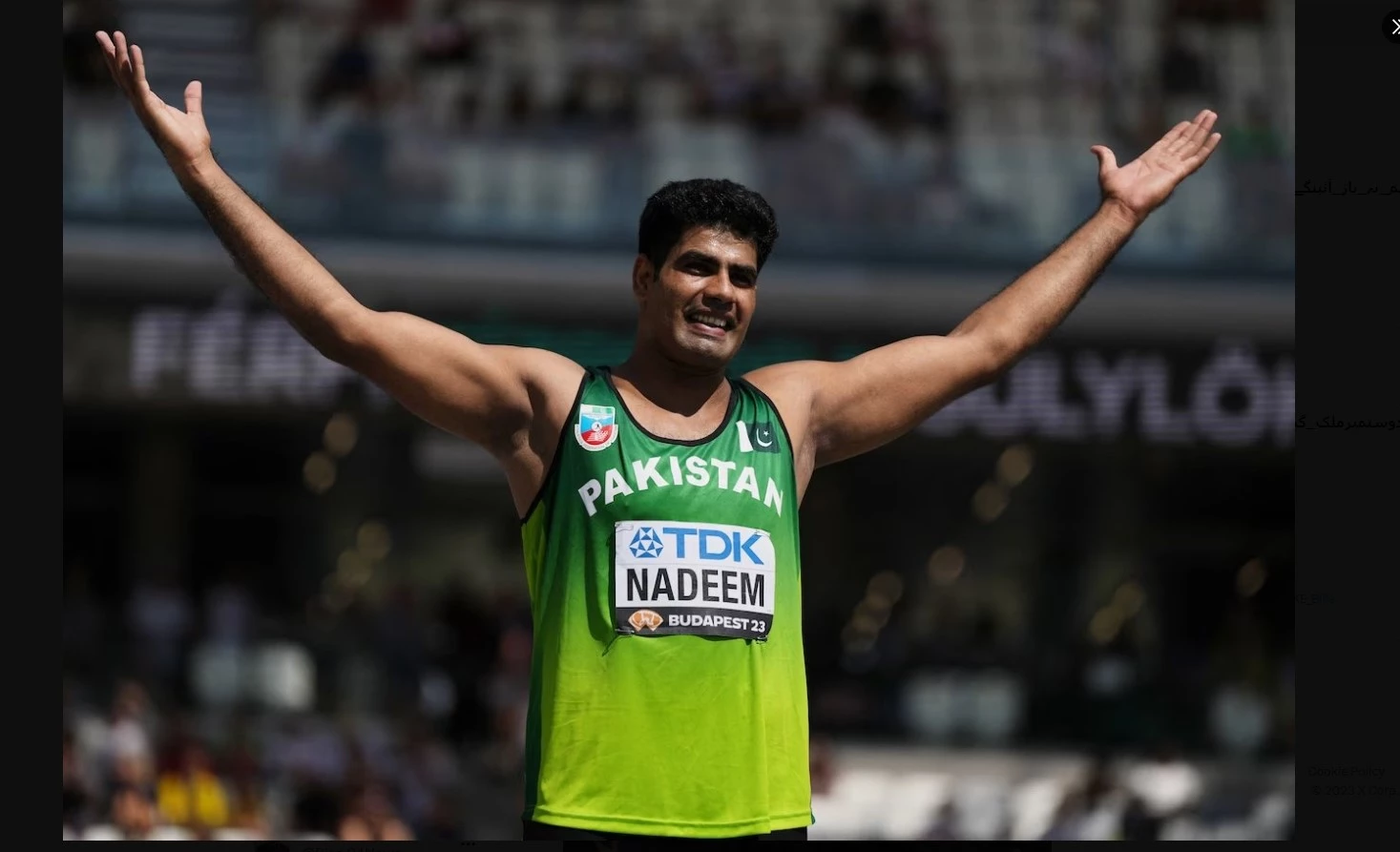 Arshad Nadeem makes history with silver medal at World Athletics Championship