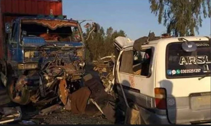 Five die in truck-van collision in Thatta