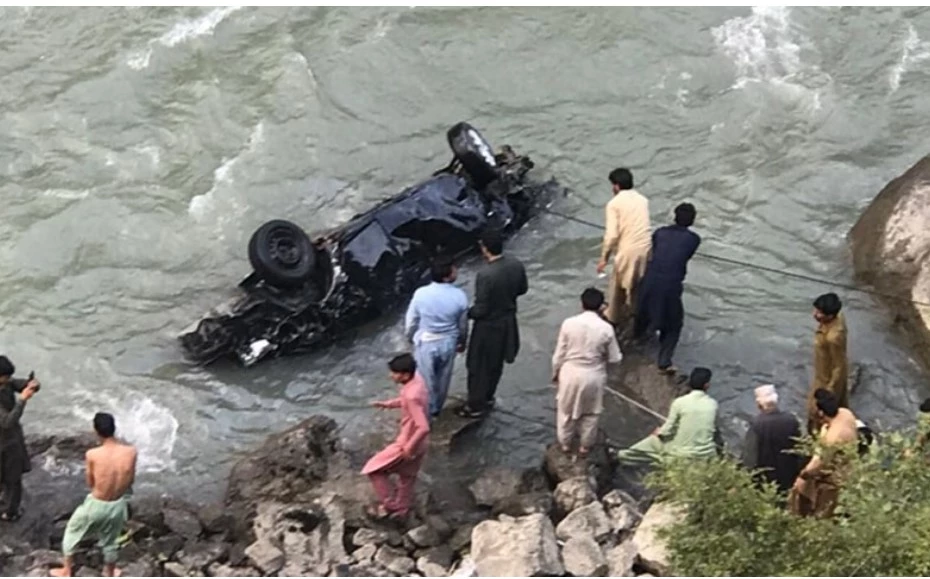 Four dead as car plunges into River Neelum