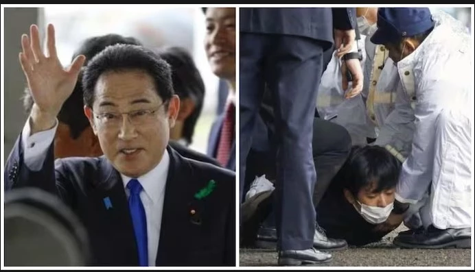 Man charged for throwing explosive at Japan PM