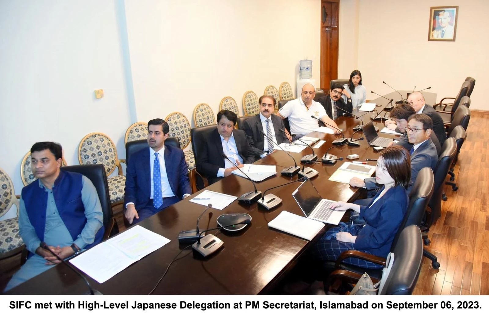 Japanese delegation meets SIFC reps at PM Secretariat