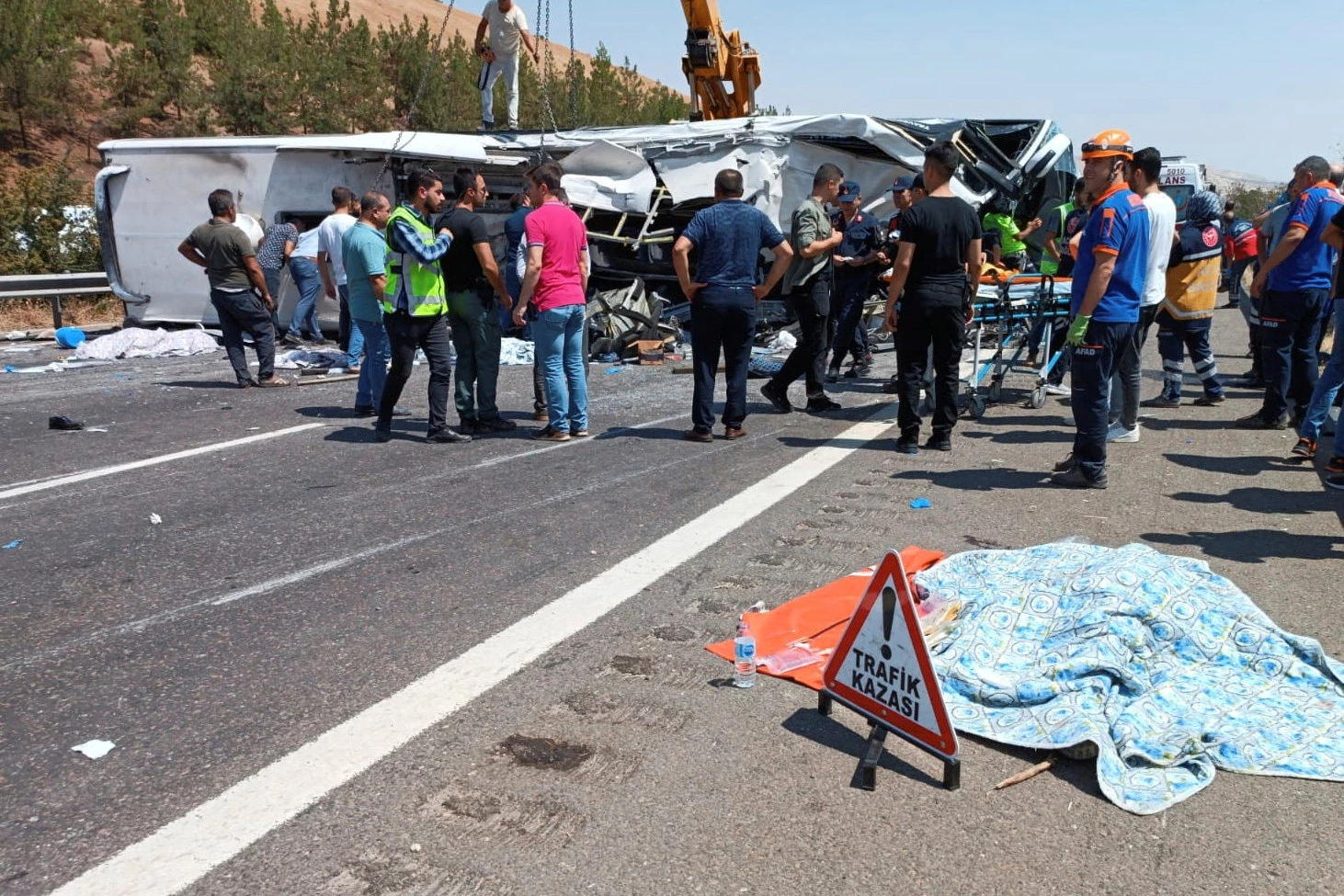 Truck crashes into Turkish funeral killing five