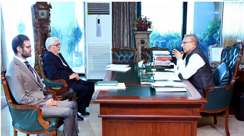 President Alvi, law minister discuss general elections