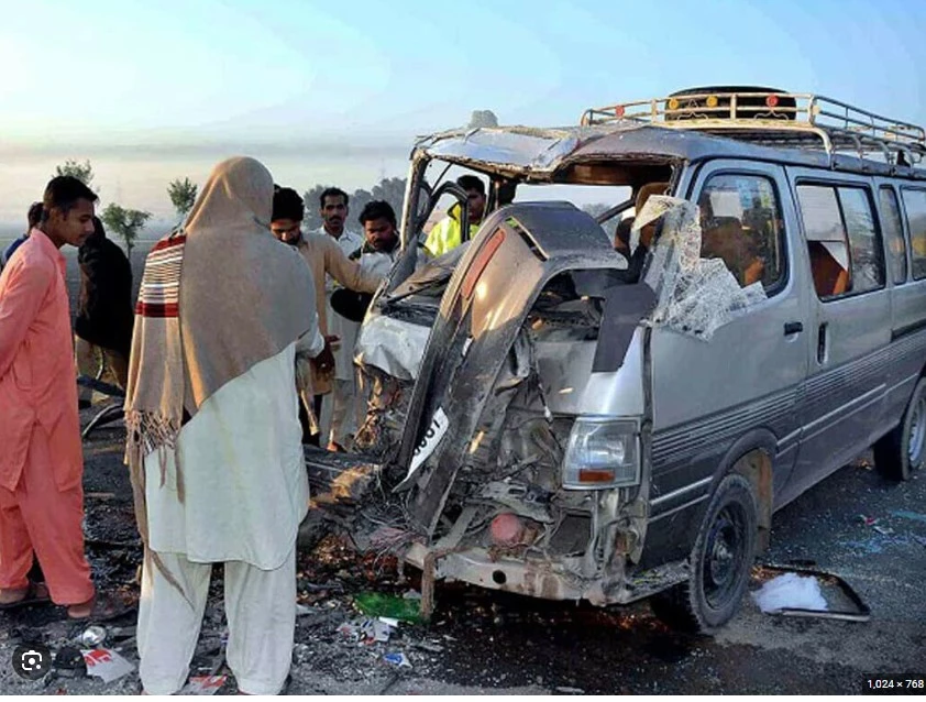 Four die after passenger coach falls into ravine in Nowshera