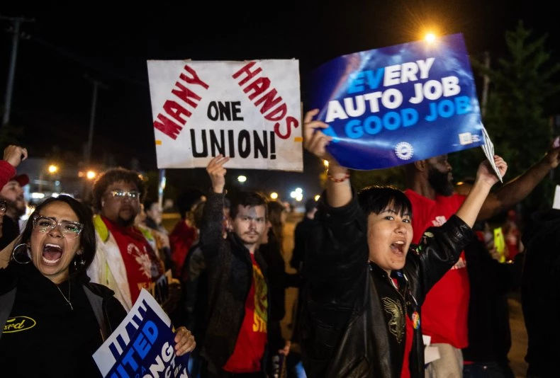 US auto workers strike, posing threat to economy -- and Biden