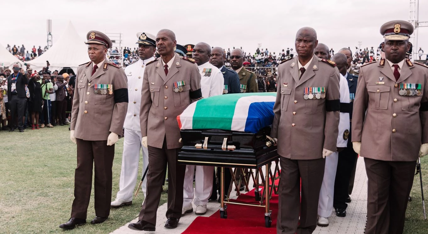 South Africa holds state funeral for divisive Zulu leader Buthelezi