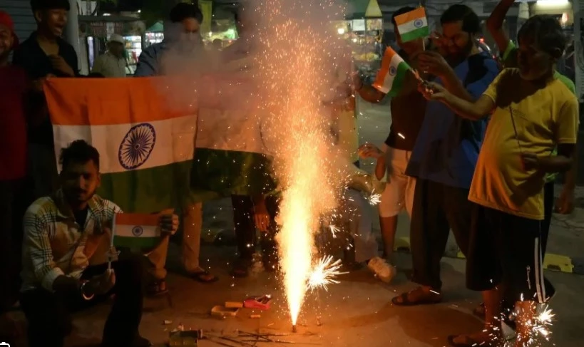 India celebrates World Cup 'booster shot' after Sri Lanka 'battered'