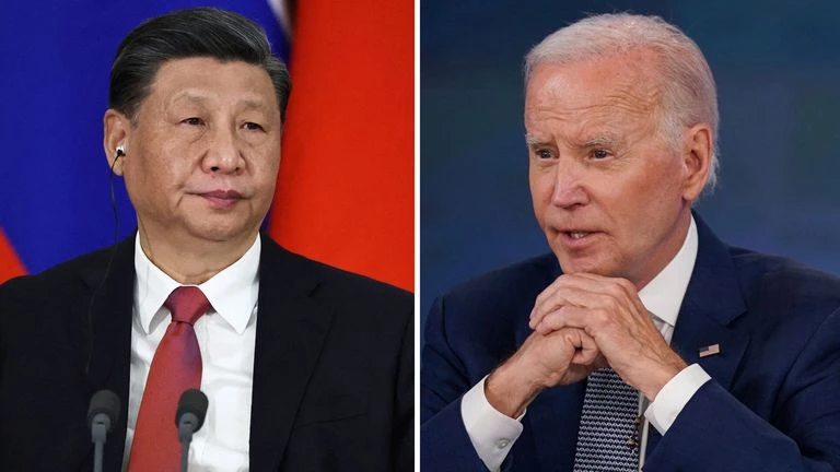 Biden says US does not want China rivalry to 'tip into conflict'