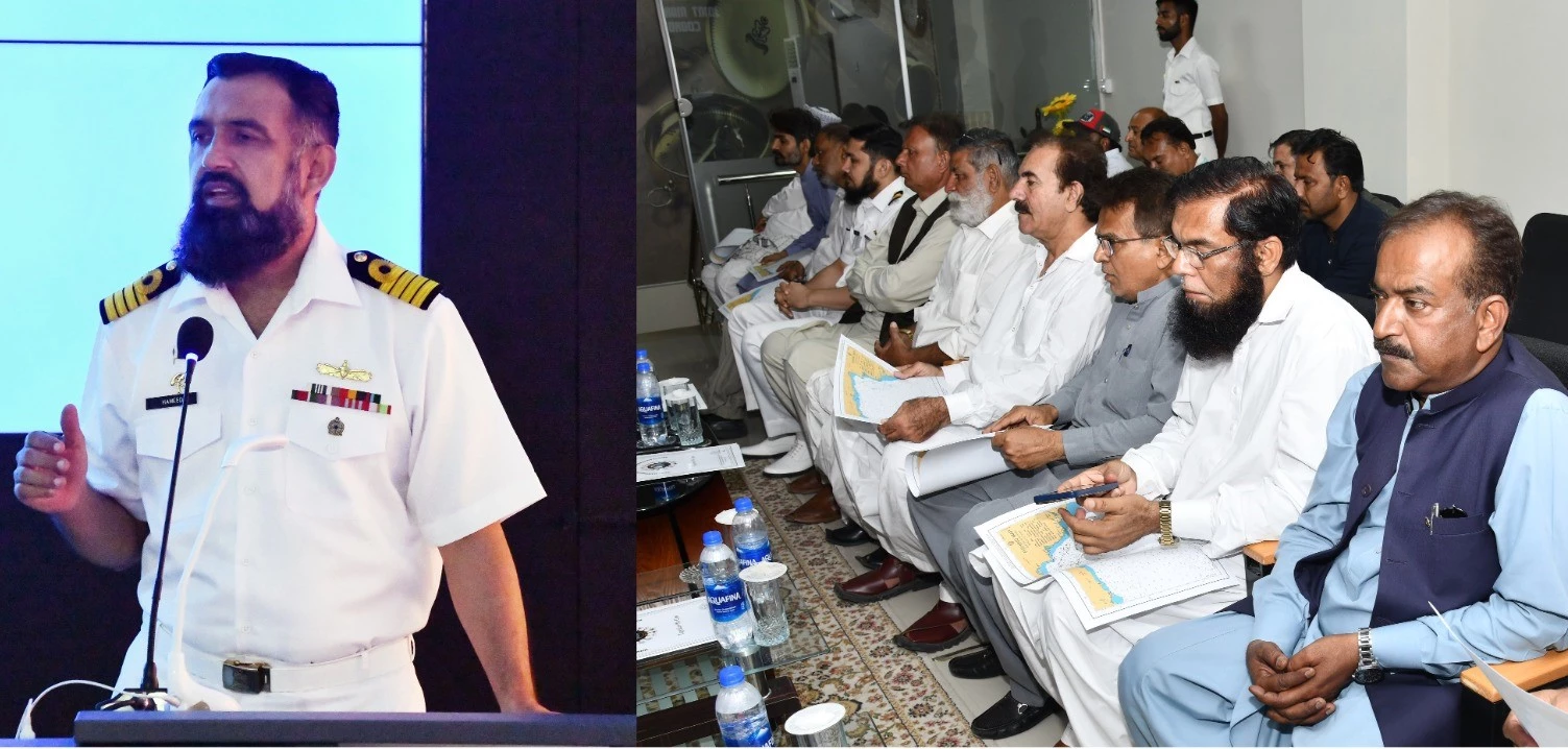 Pakistan Navy provides fishing map to fishermen to enhance safety while fishing