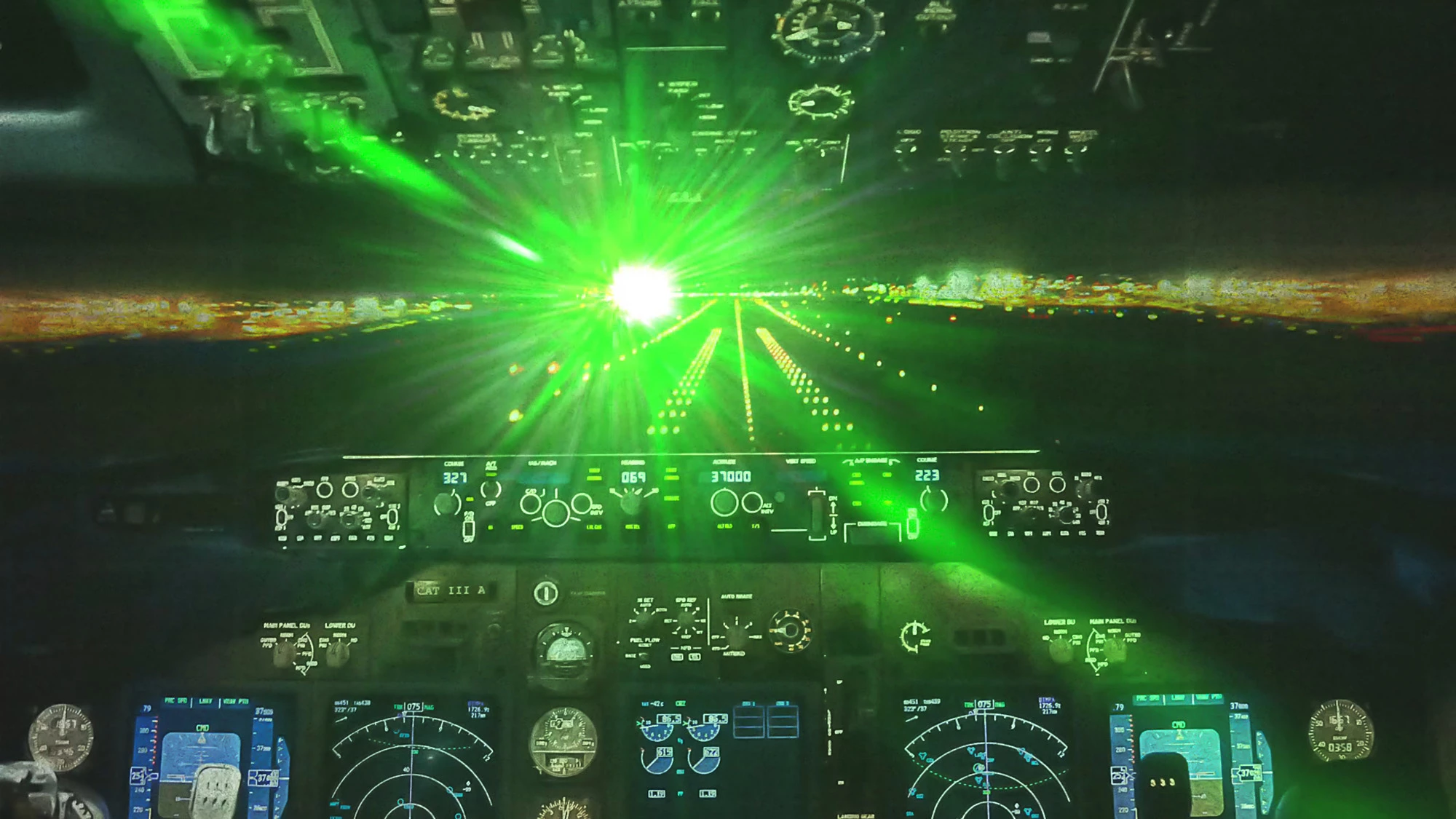 CAA seeks action over laser light incidents on passenger planes in Karachi