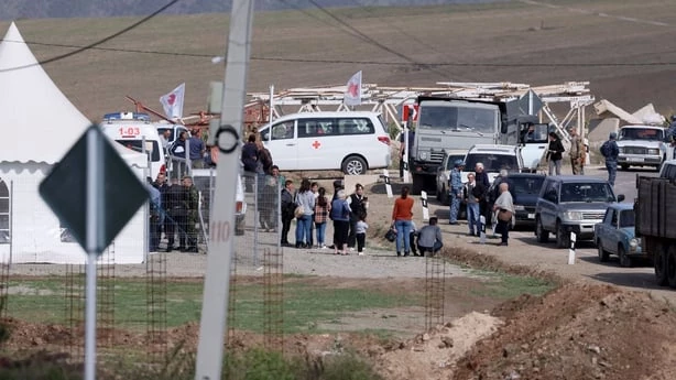 First group of Karabakh refugees enters Armenia: AFP