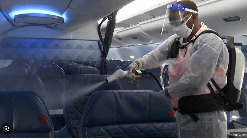 Disinfection certificates made mandatory for international flights