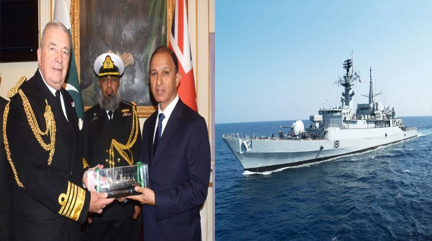 Pakistan gifts PNS TARIQ to United Kingdom