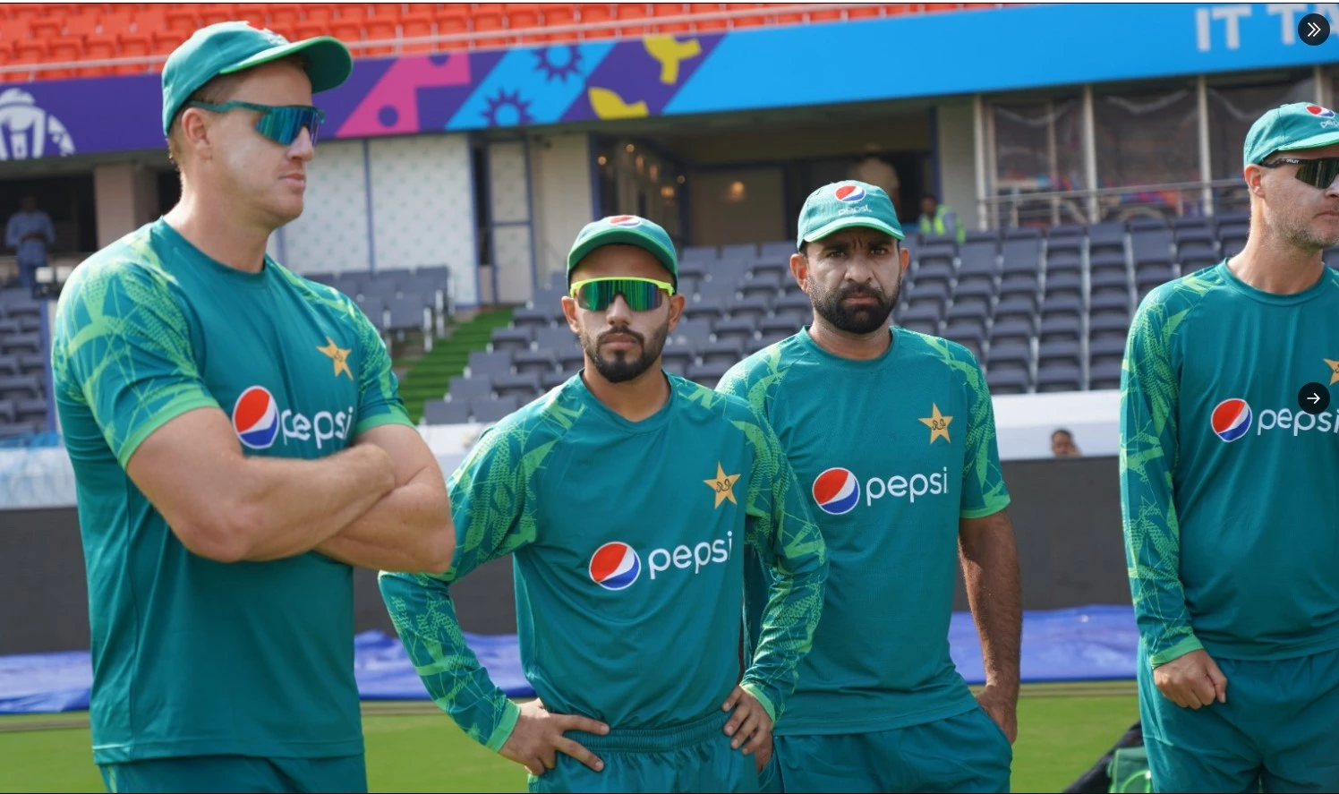 Pakistan cricket team practices after grand welcome in Hyderabad