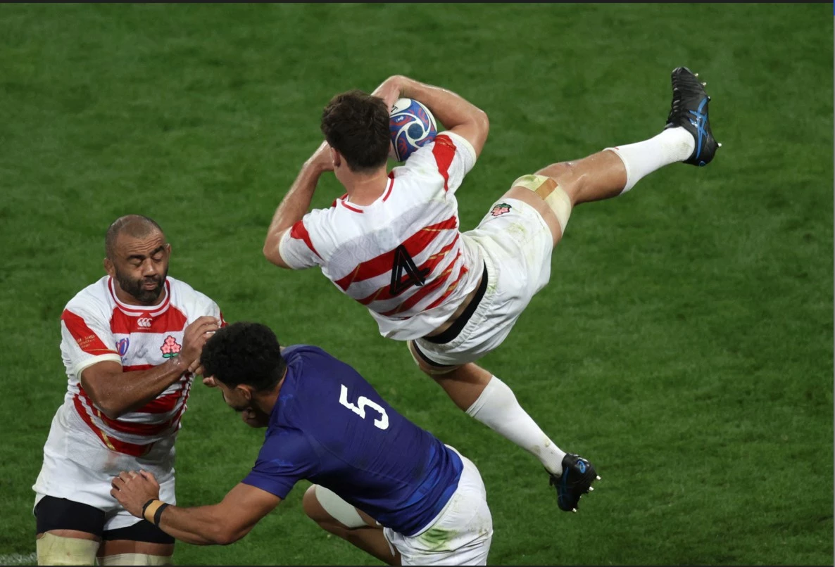 England into World Cup quarter-finals as Japan beat Samoa