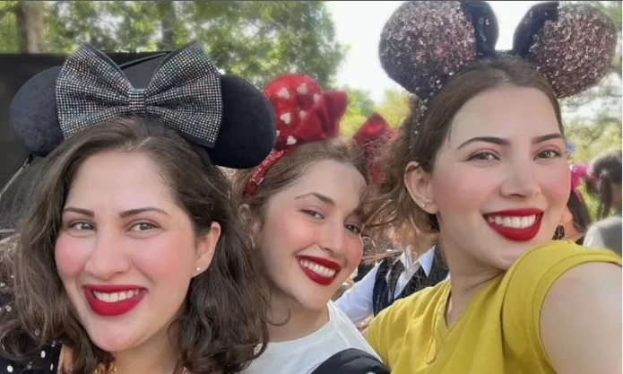 Naimal Khawar & sisters' Disneyland glam wows fans