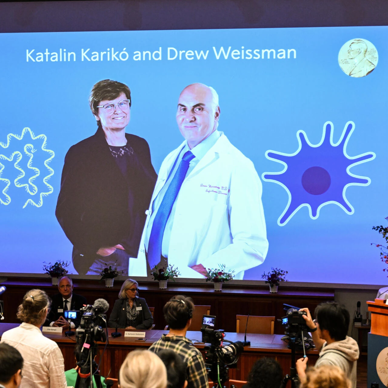 Nobel prize goes to mRNA Covid vaccine researchers