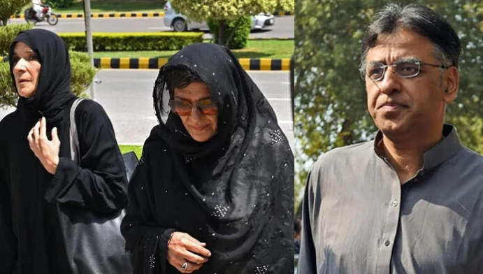 Court extends Asad Umar, Imran Khan sisters’ interim bail till Oct 16