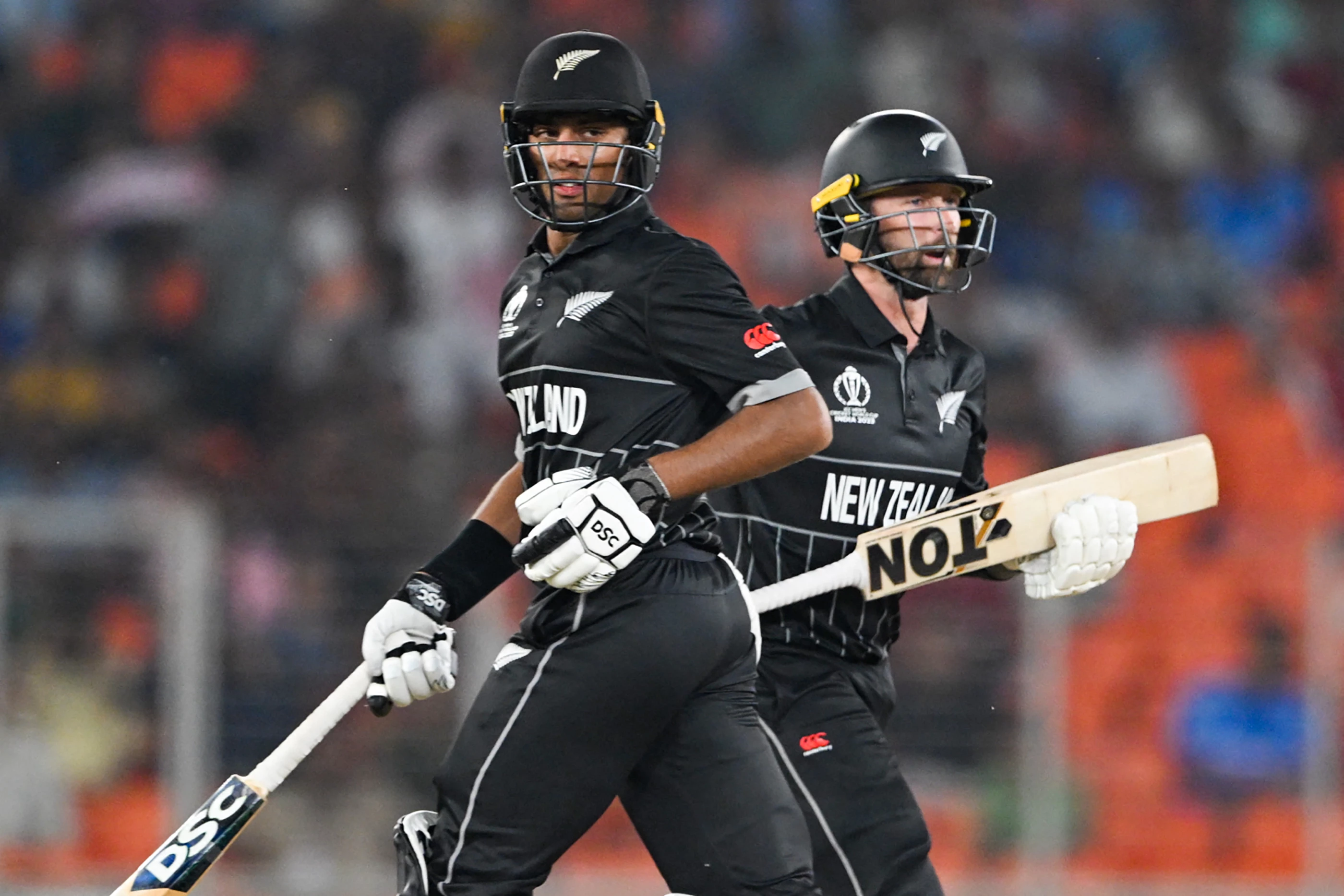 Conway, Ravindra hit first World Cup centuries as Kiwis rout England