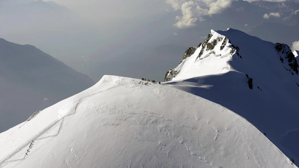 Mont Blanc shrinks by over two metres in two years