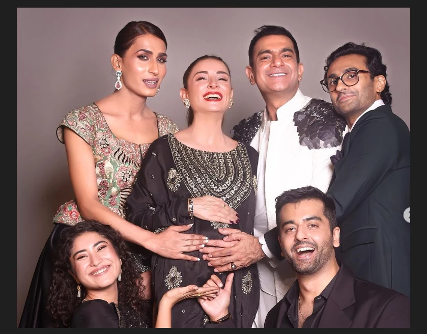 Fans agitated on Sarwat Gilani’s pregnancy announcement with male pals