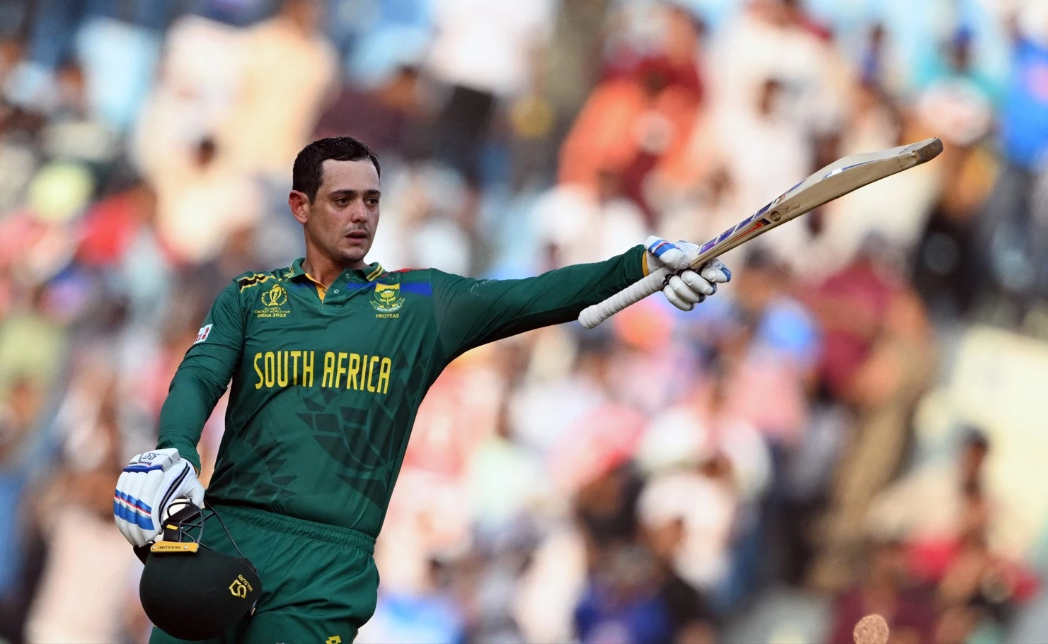 De Kock hits back-to-back hundreds at World Cup