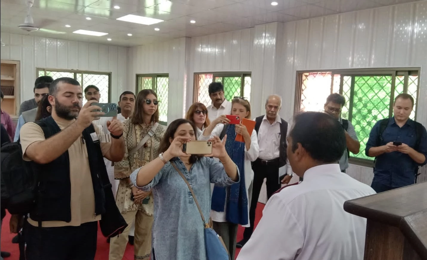 Foreign media reps visit renovated churches in Jaranwala