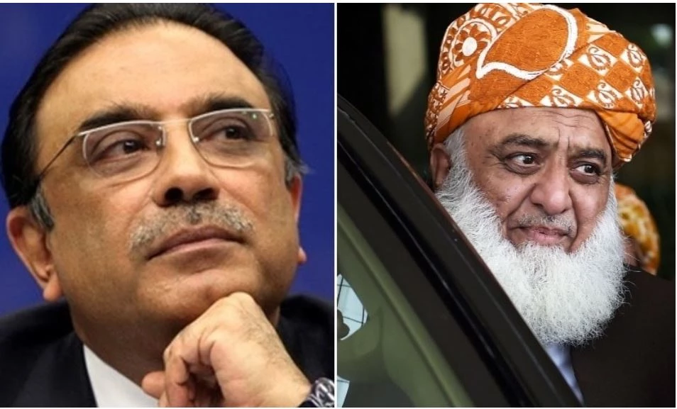 Asif Zardari calls Fazlur Rehman, discusses polls