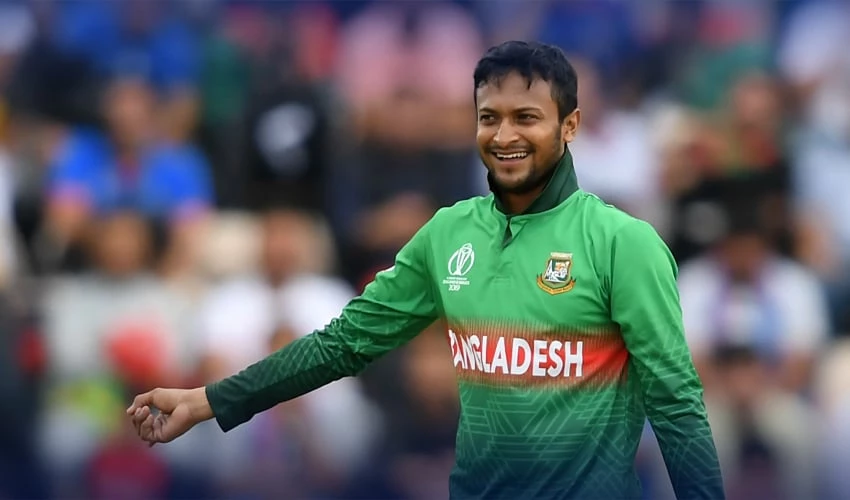 Bangladesh captain Shakib fighting thigh injury at World Cup