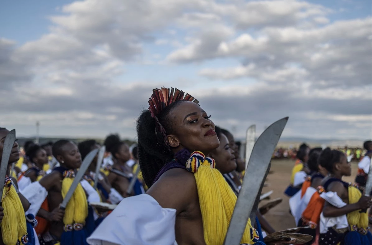 Eswatini's Reed Dance sees hundreds of girls perform before the King