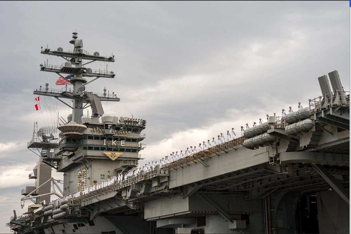 Second US aircraft carrier to back Israel as Biden stresses civilian protection