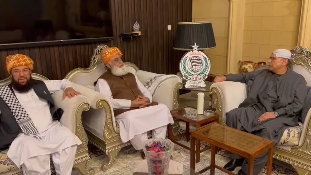 Zardari condoles with Fazlur Rehman on death of his mother-in-law