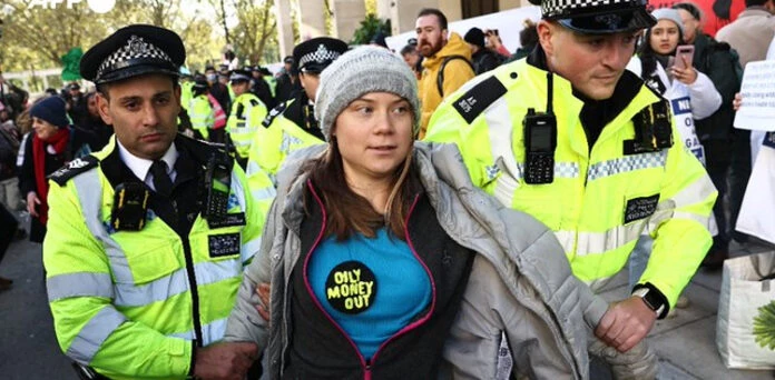 UK police charge Greta Thunberg after climate protest arrest