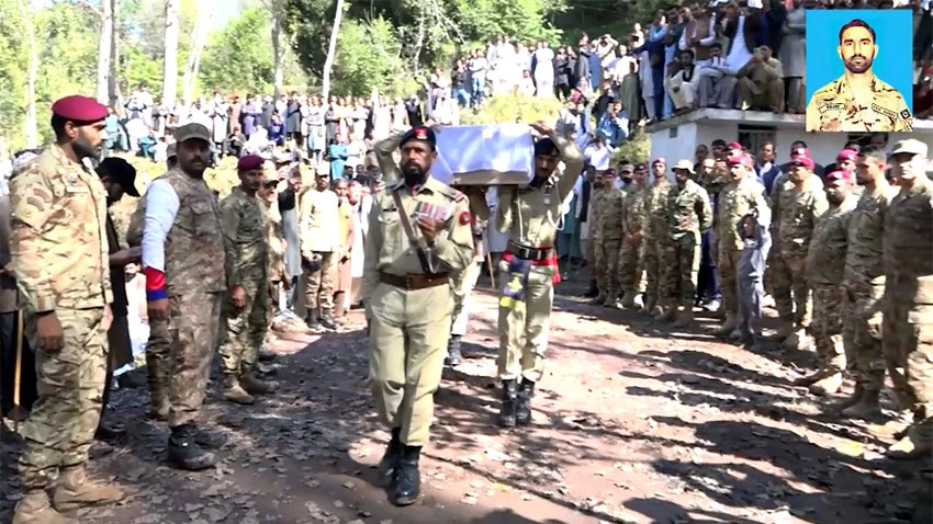 Martyr Sepoy Sajid Azam laid to rest