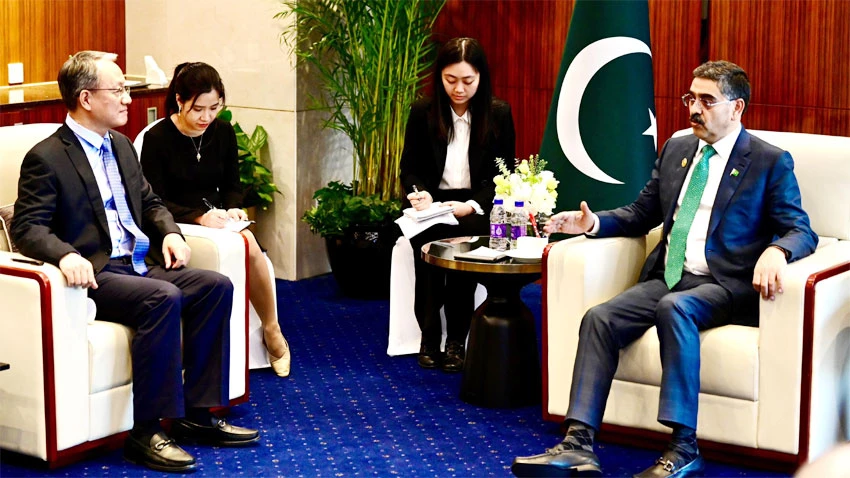 PM Kakar, Wang Bin discuss Pak-China cooperation in construction sector