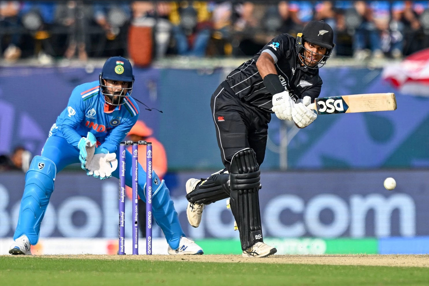 New Zealand hit back after losing openers against India