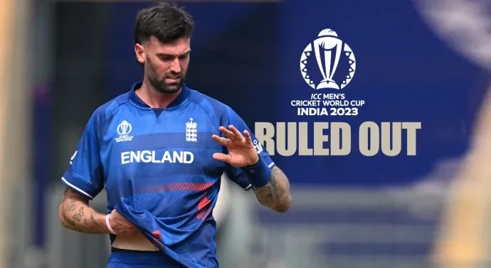 England's Topley out of World Cup with broken finger