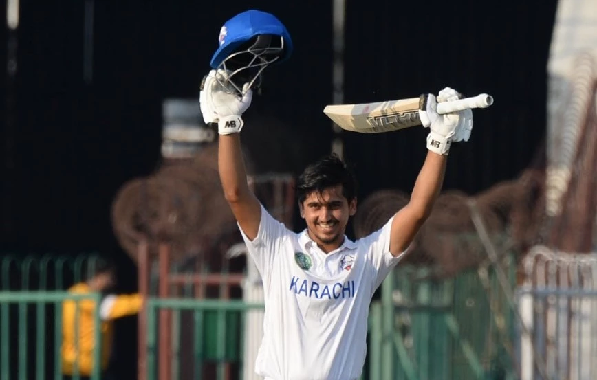 Saim Ayub makes history in Quaid-e-Azam Trophy final