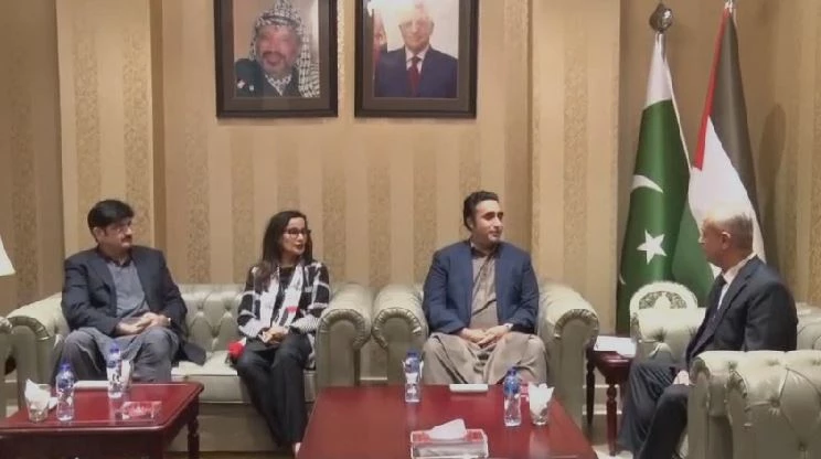 Bilawal Bhutto visits Palestinian ambassador, reiterates resolve to back Palestine