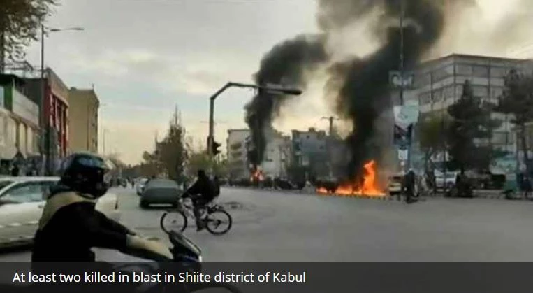 Blast kills two in predominantly Shiite Kabul neighbourhood