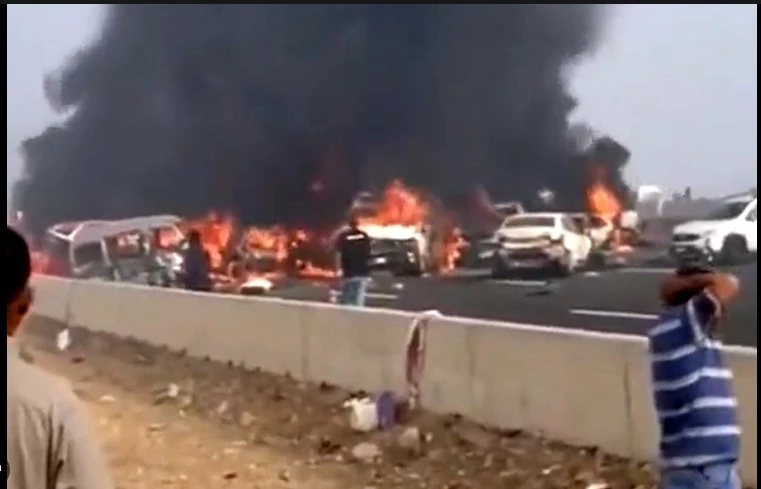 35 dead in Egypt highway pile-up