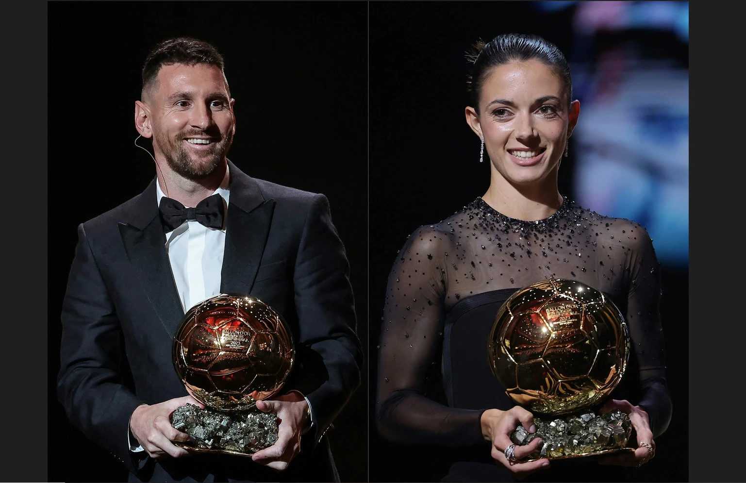 Messi wins eighth Ballon d'Or as Bonmati claims women's award