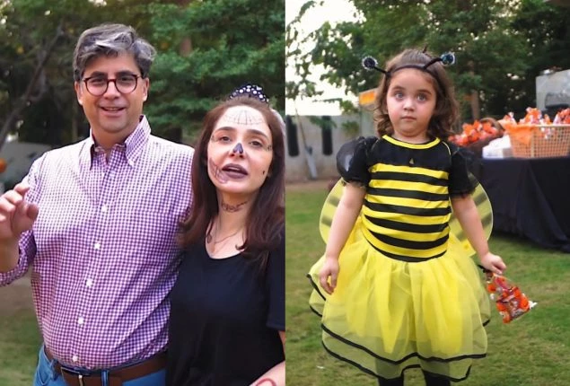 Here’s Juggun Kazim's spooky Halloween celebration with children