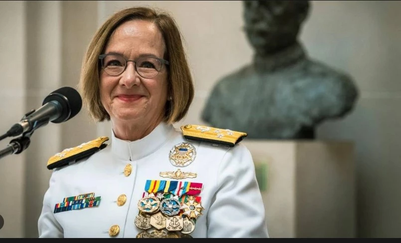 Lisa Franchetti becomes first woman to lead US Navy