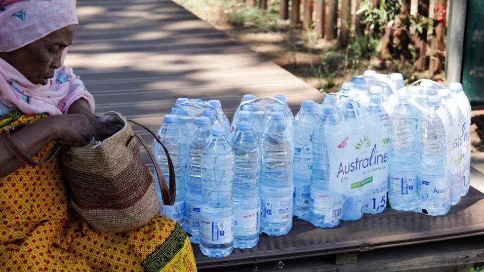 Mayotte turns to bottled water in century's worst drought