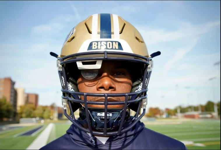 High-tech helmet holds promise for deaf American football players