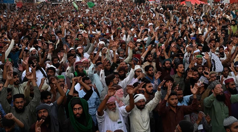 TLP takes out rally in support of Palestinians in Islamabad