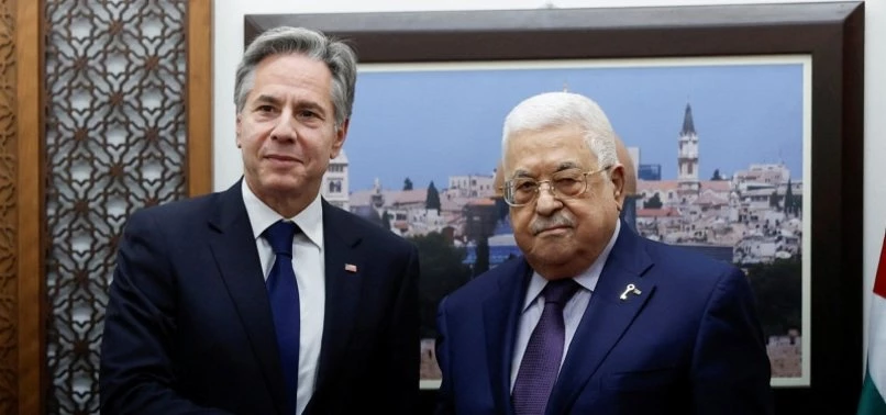 Blinken, in West Bank, says Gazans must not be 'forcibly displaced'