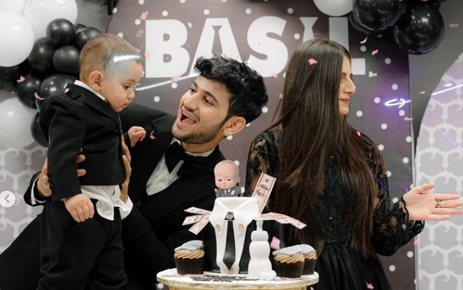 Maaz Safder throws lavish ‘boss baby’ birthday bash for son